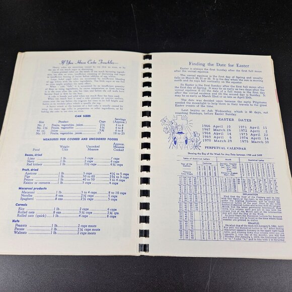 DuPage County Recipe Cookbook 1972 Farm Bureau Illinois Fundraiser Spiral Bound - Picture 8 of 9